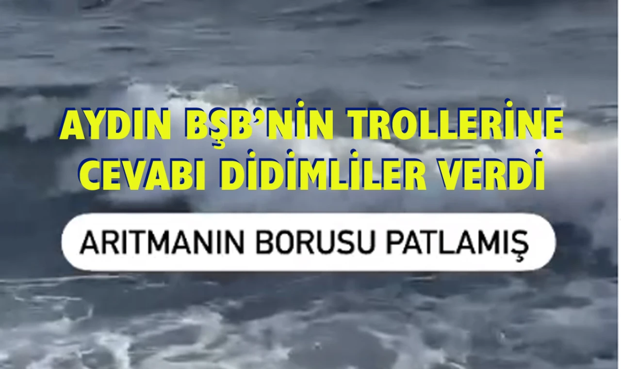 Çerçioğlu trollerine Didim Gençlik şamarı