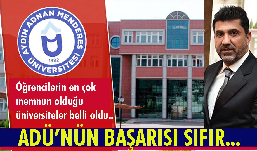 ADÜ’nün başarısızlığı ortaya çıktı..