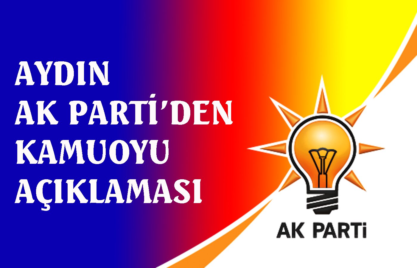 AK Parti’den, CHP Aydın İl Başkanına cevap