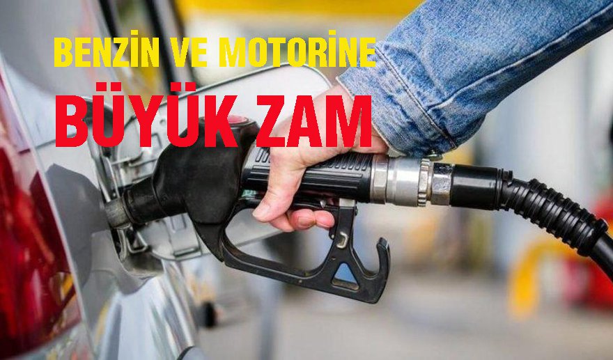 Akaryakıta büyük zam..