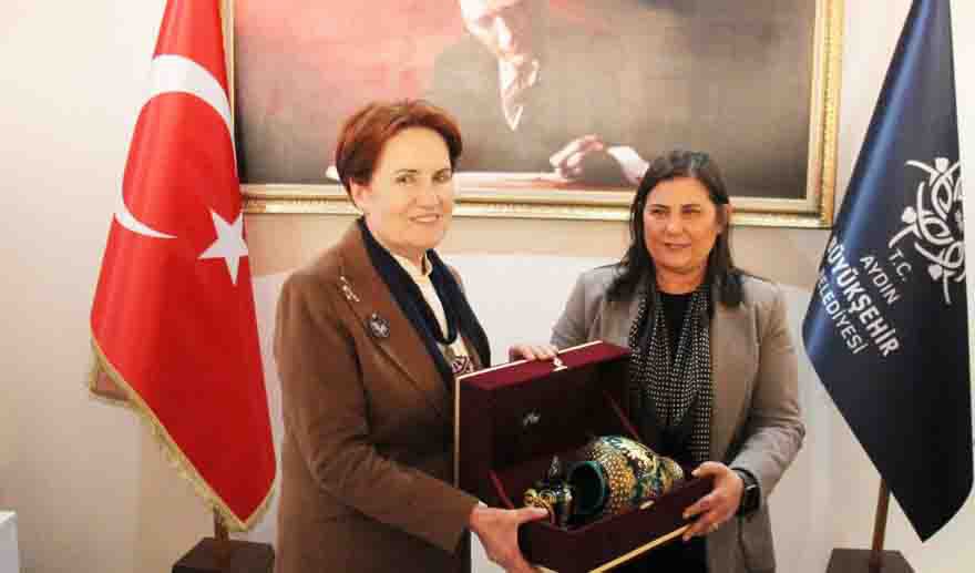 Akşener, Çerçioğlu&#039;nu ziyaret etti..