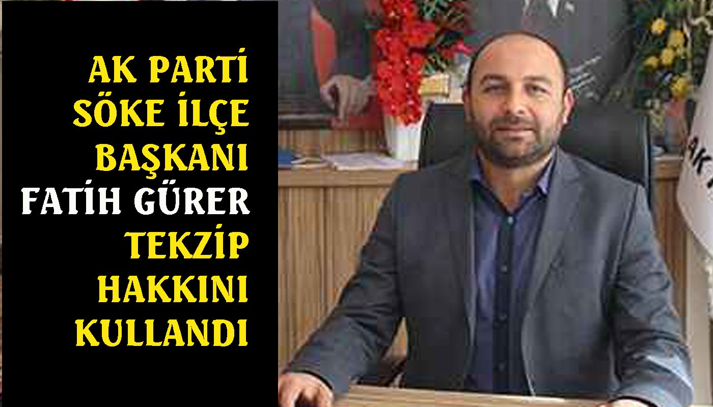 Avukat Fatih Gürer’den tekzip