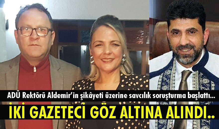 Aydınlı gazeteciler Suat ve Ayla Deniz gözaltına alındı...