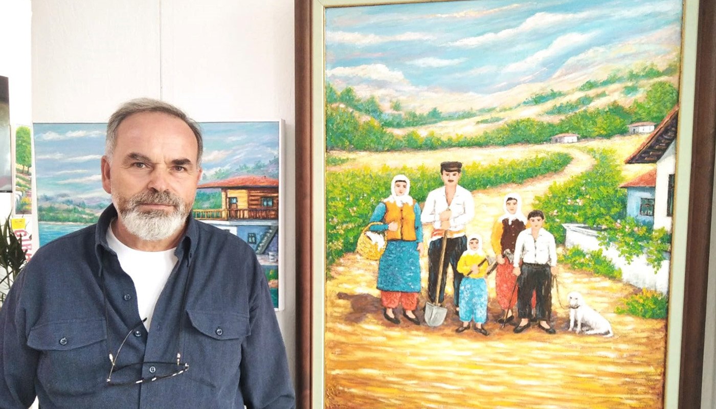 Aydınlı Ressam Gökağaç 5. resim sergisini açtı