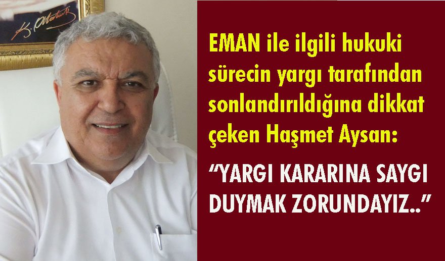 Aysan’dan EMAN açıklaması..