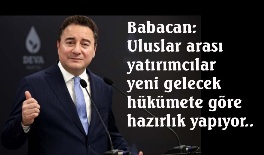 Babacan&#039;dan bomba iddia.. 