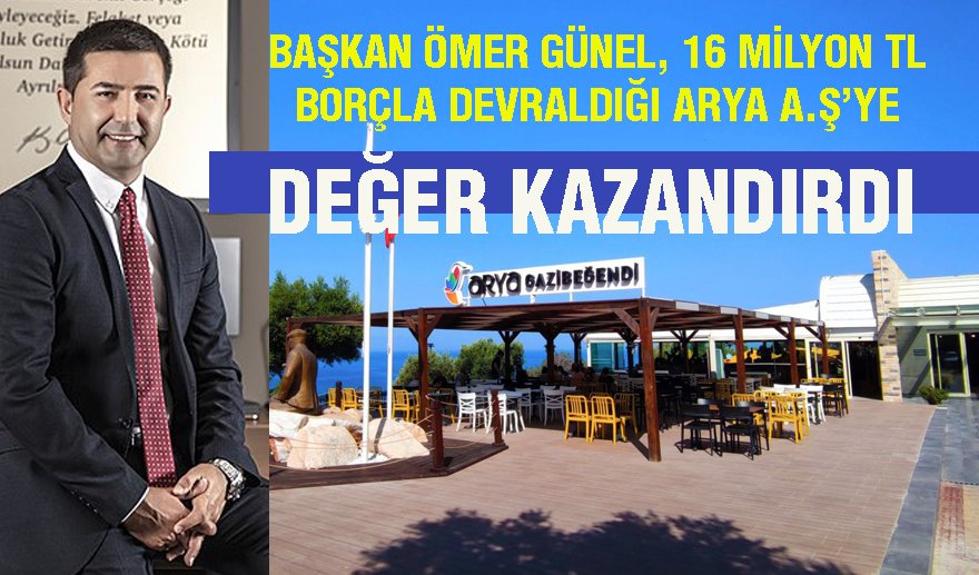 Başkan Günel, Arya A.Ş.’ye kalite kattı..