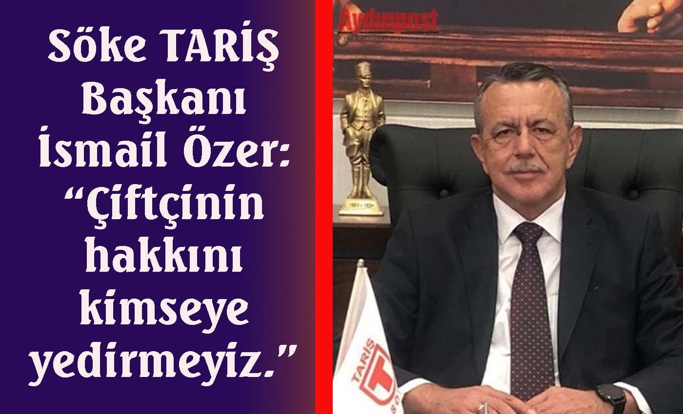 Başkan Özer: “Hilekarların hileleri ortaya çıkacaktır.”