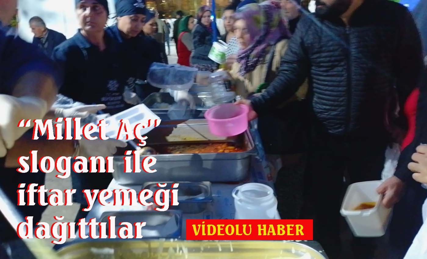 Çerçioğlu’ndan vatandaşa verdiği iftarda büyük saygısızlık