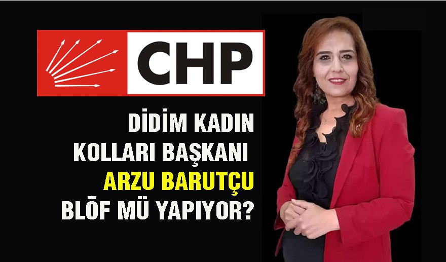 CHP Didim Kadın Kolları Başkanı istifa noktasında..