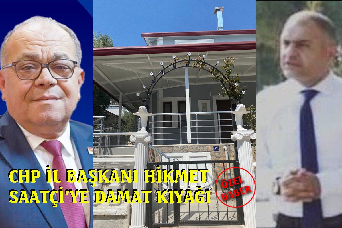 CHP İl Başkanı Saatçi’ye damattan düğün hediyesi