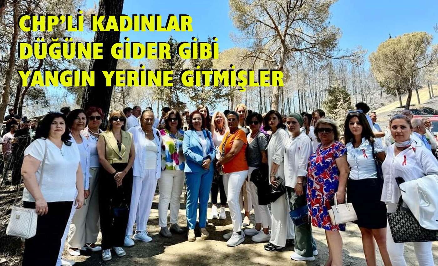 CHP’li kadınların yangın üzerinden reklam gafı