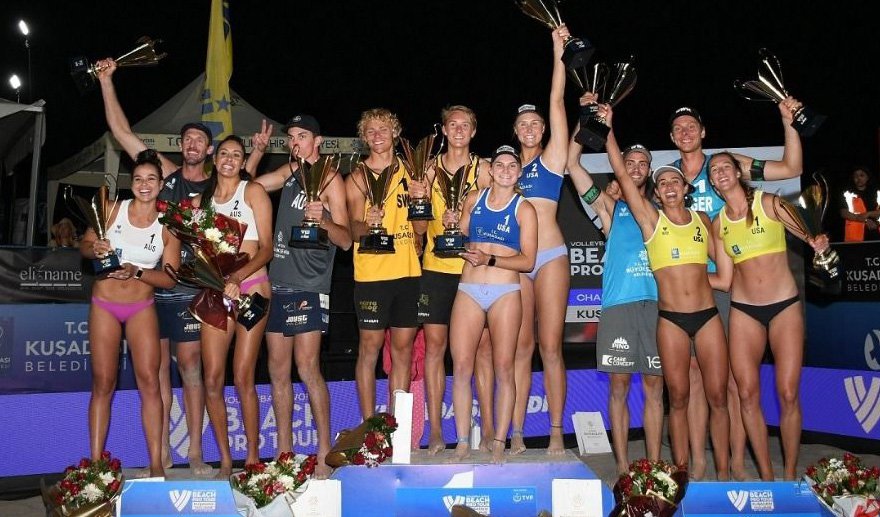 Dünya, Beach Pro Tour ile Kuşadası’nı izledi..