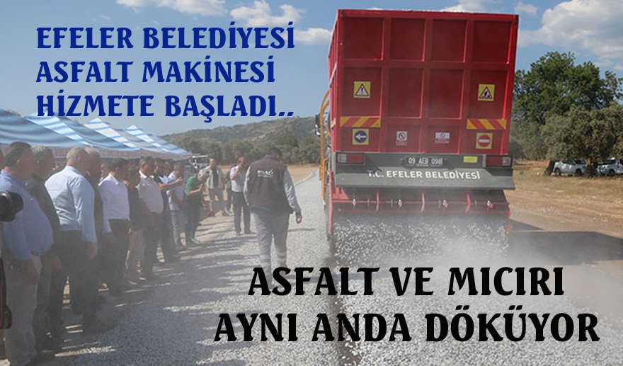 Efeler’de asfaltsız yol kalmayacak…