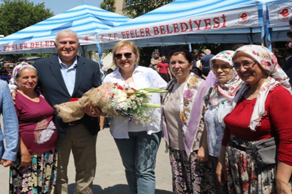 Efeler’den Kızılcaköy’e pazar yeri