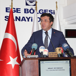 EKONOMİ BAKANI ZEYBEKCİ İZMİR’DE