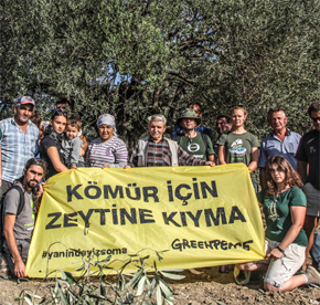 GREENPEACE EKİBİ SOMA’DA