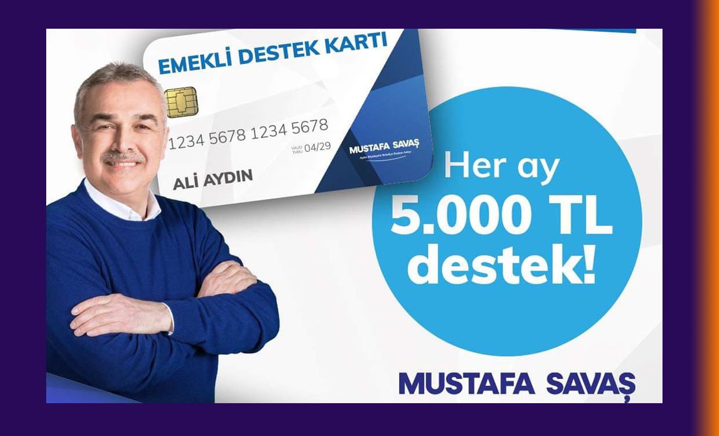 Mustafa Savaş’tan emekliye her ay 5 bin lira destek sözü