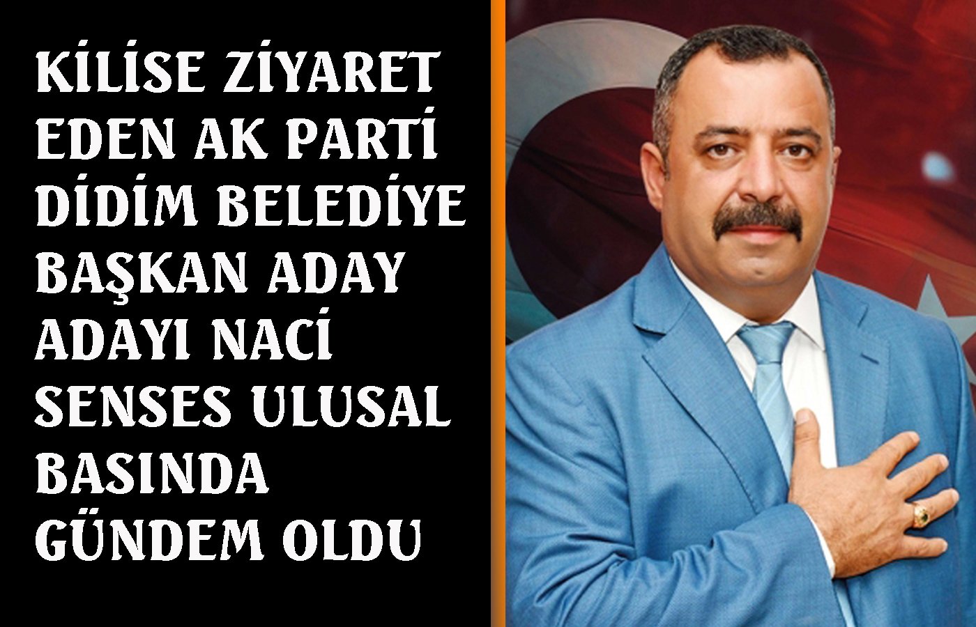 Naci Şenses ulusal basında