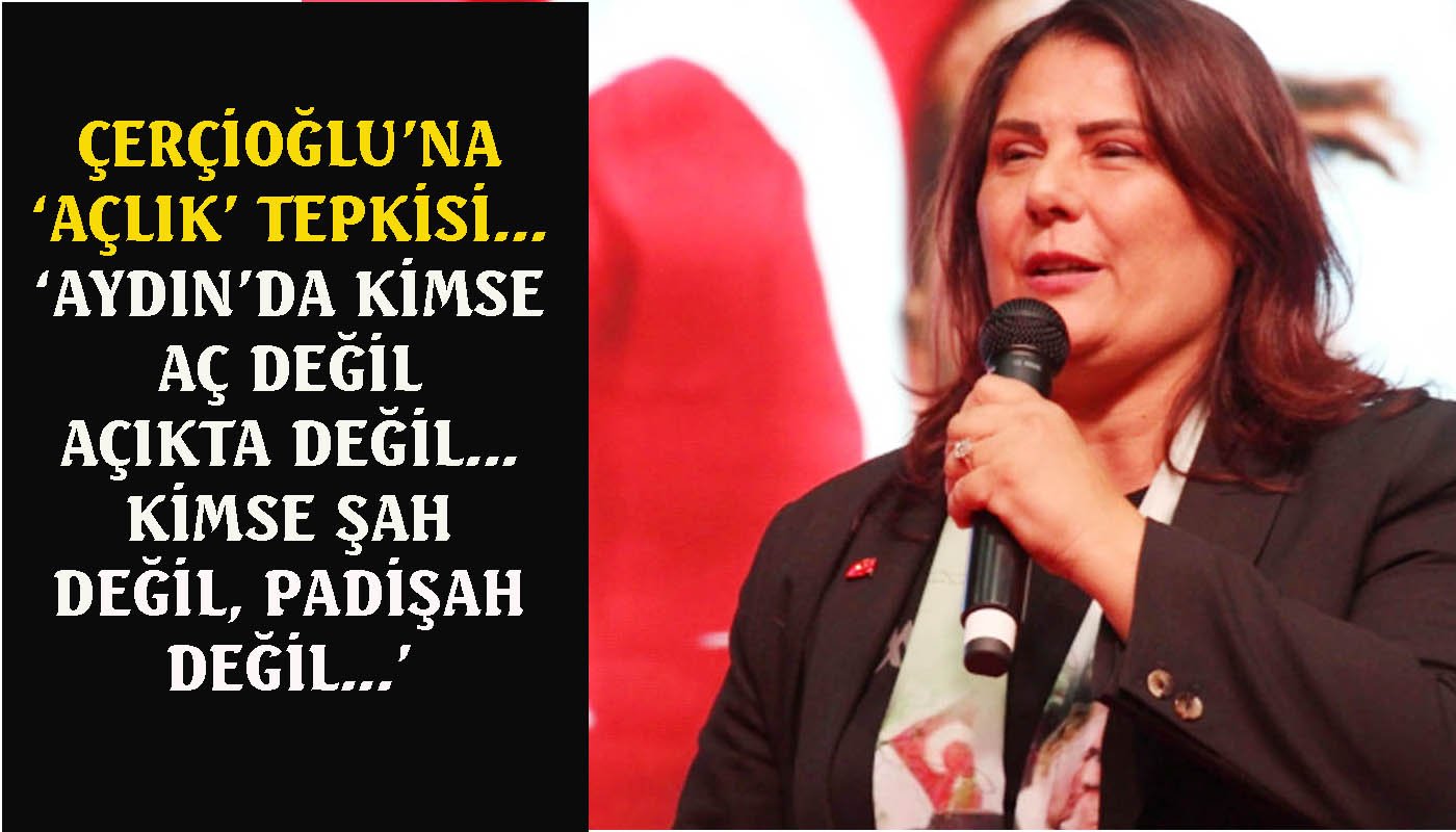 Özlem Çerçioğlu’na “Açlık” tepkisi