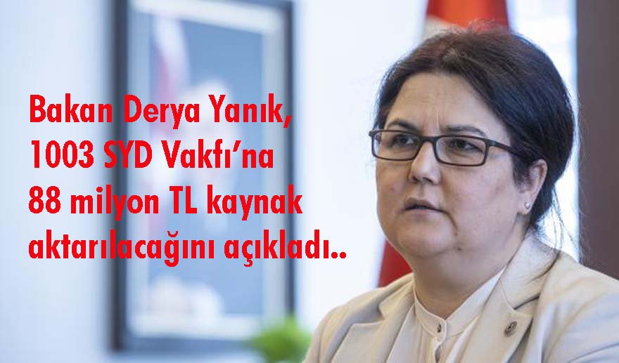 SDY Vakıflarına 188 milyon kaynak..