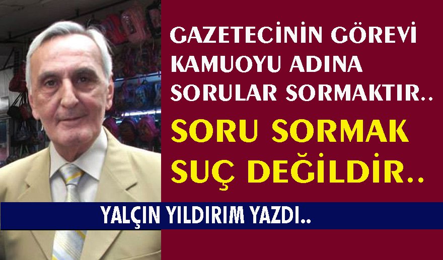 Soru sormak suç değildir?